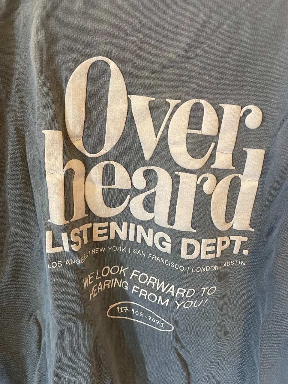 Overheard Listening Department Sweatshirt
